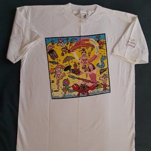 Vintage 1990s 7UP Uncola Island Graphic Tee